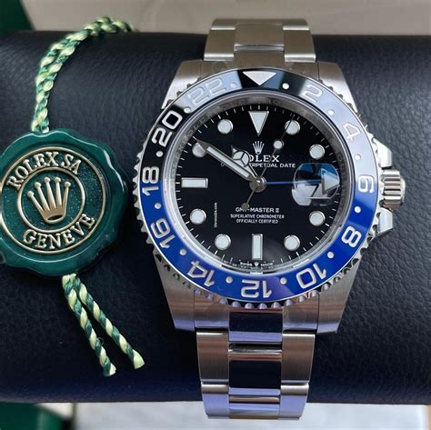 rolex gmt master 2 batman chrono24